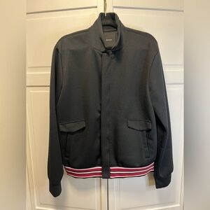 RESERVED light weight, bomber style jacket.Black men’s large.